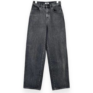 Christophe Lemaire for Uniqlo U Washed Black Wide Leg Jeans